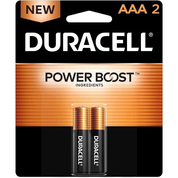 Duracell AAA Batteries with Power Boost Ingredients, 2 Count Pack